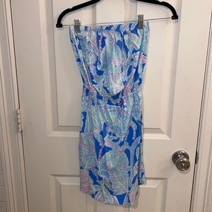 Strapless Lilly Pulitzer mini dress